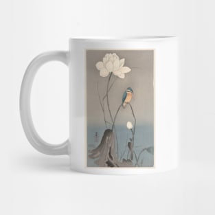 Kingfisher with Lotus Flower Mug